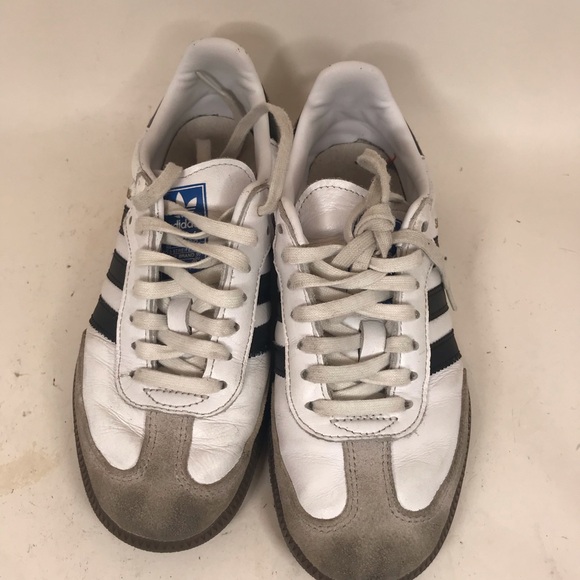 adidas Samba Classic OG J Cloud White Core Black (GS) #IE3675 Kids Size 4.5 - Picture 2 of 8